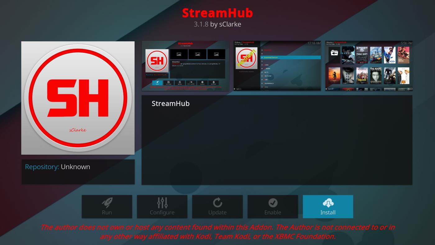 StreamHub Kodi アドオン: StreamHub は安全かつ合法ですか?