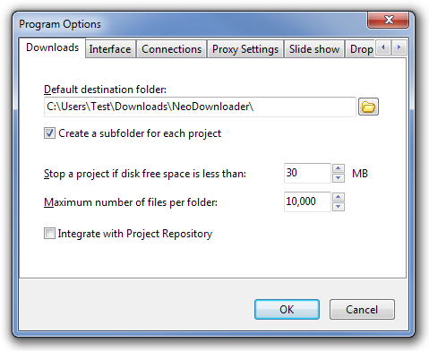 NeoDownloader: パラメータを定義してウェブサイトから画像を一括ダウンロード