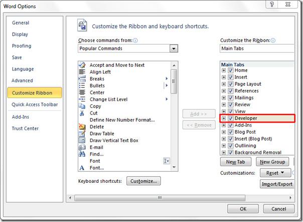 Mesclar vários documentos do Word 2010