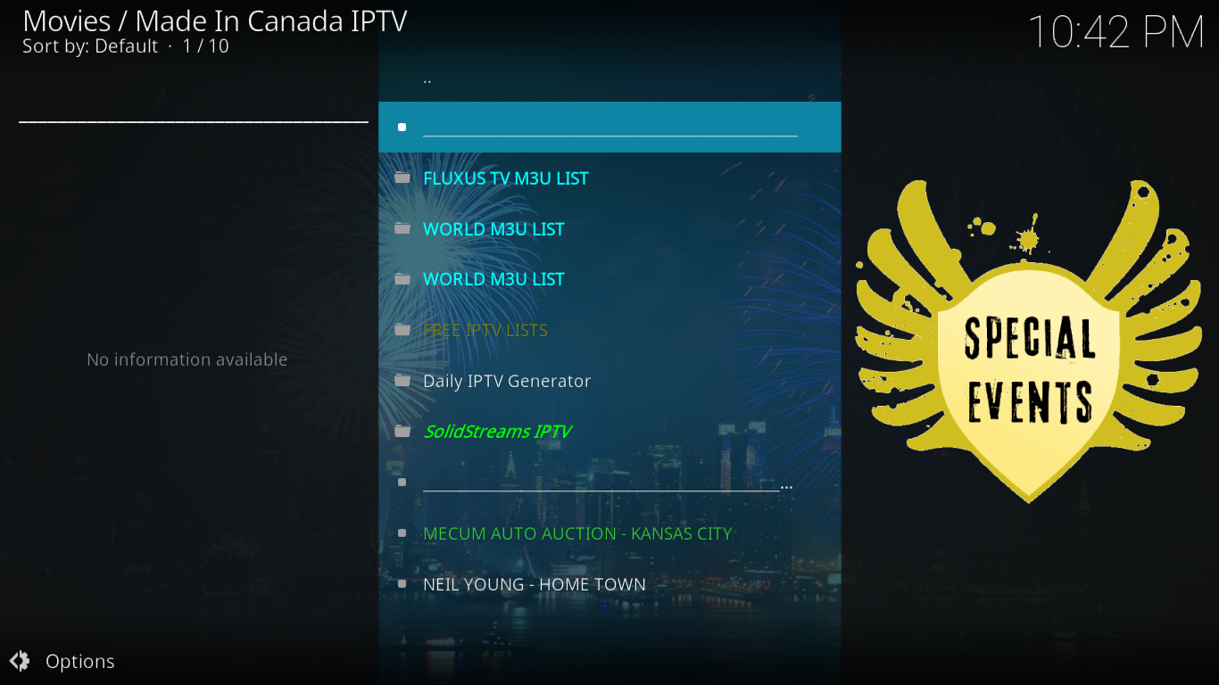 Made In Canada IPTVアドオンのインストールと使用方法