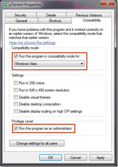 إصلاح uTorrent في Windows 7 إصلاح uTorrent في Windows 7