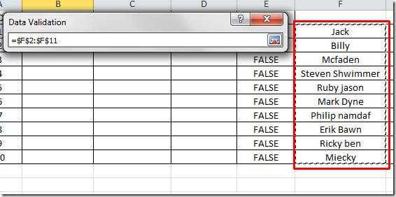 Excel 2010: Lista de Validação de Dados