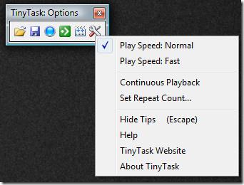 Grave e compartilhe screencasts rapidamente com o TinyTask