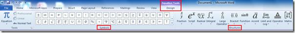 Adicione equações matemáticas com o editor de equações do Word 2010