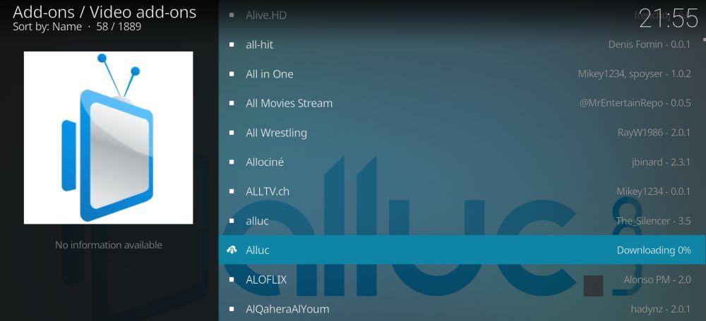 Alluc Kodiアドオン – KodiにAllucをインストールする方法