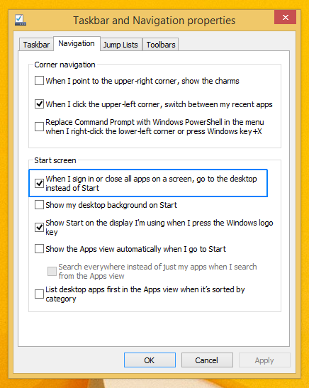 Windows 8.1 Update 1 の新機能