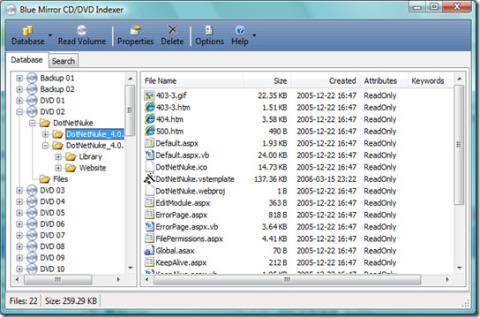 BlueMirrorでCD/DVDディスクと外付けハードドライブをインデックスする方法