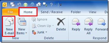 Crie e use modelos de e-mail no Outlook 2010