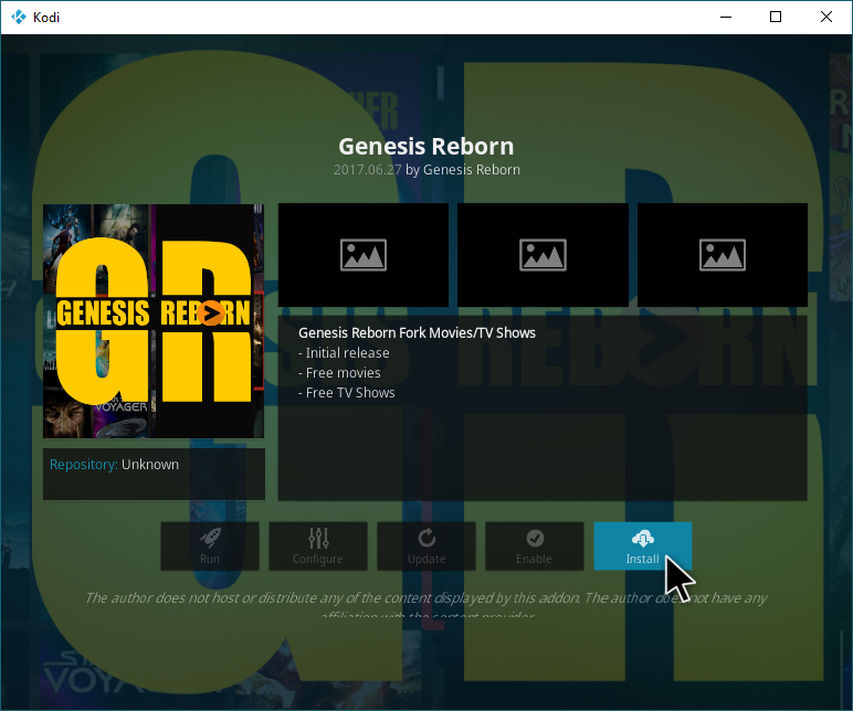 Alat tambah Kodi Genesis Reborn: Cara Memasang dan Menggunakan