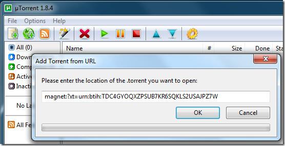 Erstellen Sie Torrent-Magnet-Links mit uTorrent und Magnetizer