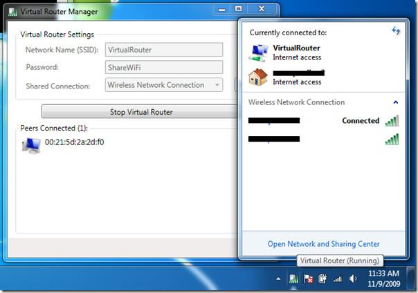 Windows 7'de Ad Hoc Olmadan Kablosuz İnternet Bağlantısını Paylaşma