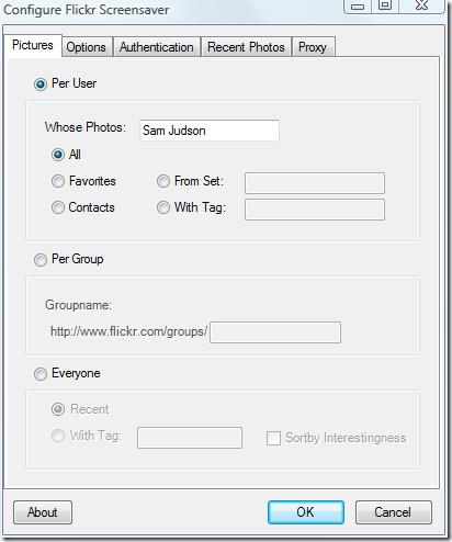 So zeigen Sie Flickr-Fotos als Bildschirmschoner in Windows an