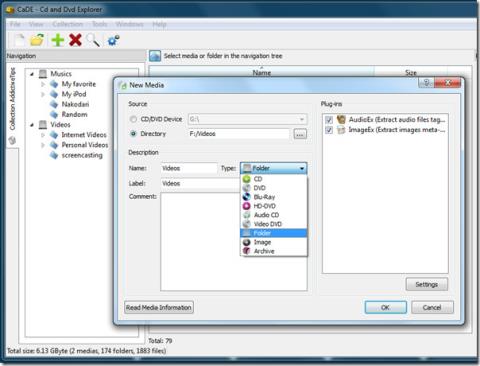 Esplora CD e DVD: indicizza ed esplora i contenuti multimediali (video, audio, immagini)