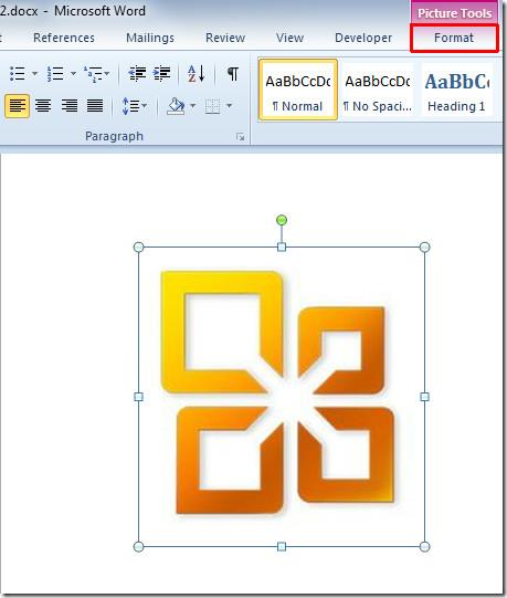 Cambiare il layout dell'immagine in Word 2010 Cambiare il layout dell'immagine in Word 2010