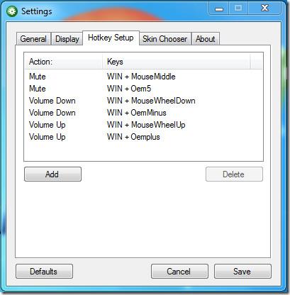 Windows 的螢幕音量控制指示器