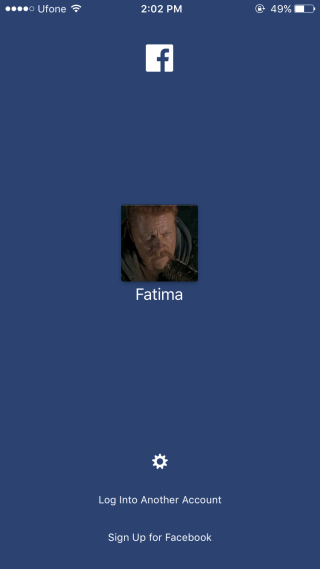 Facebookアプリでプロフィール写真ログインを有効または無効にする方法