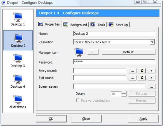 Dexpot – Windows 的免費虛擬桌面管理器
