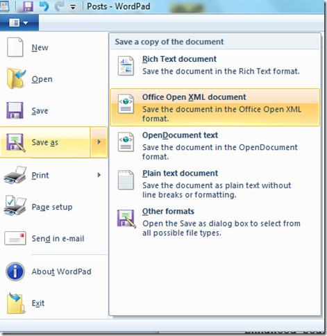 Windows 7 WordPad: Apa yang Baharu?