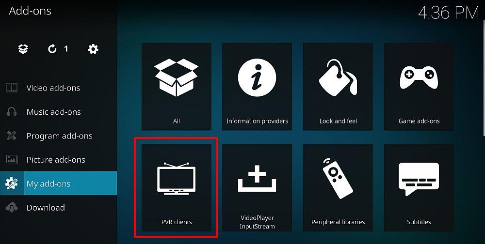 Comment configurer un client simple PVR IPTV sur Kodi Comment configurer un client simple PVR IPTV sur Kodi