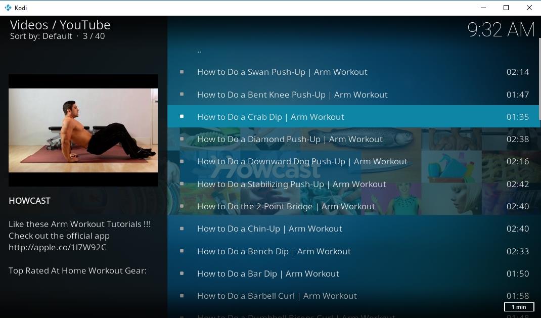 KodiのAres Fitnessアドオン：Ares Fitnessを使ってKodiでワークアウトを視聴する方法
