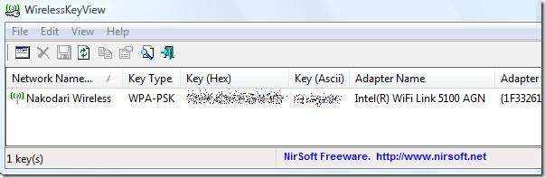 Как восстановить ключи беспроводной сети (WEP/WPA) в Windows 7