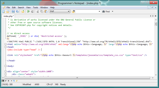 Programmer's NotePad 2 – 開発者向けポータブルテキストエディタ