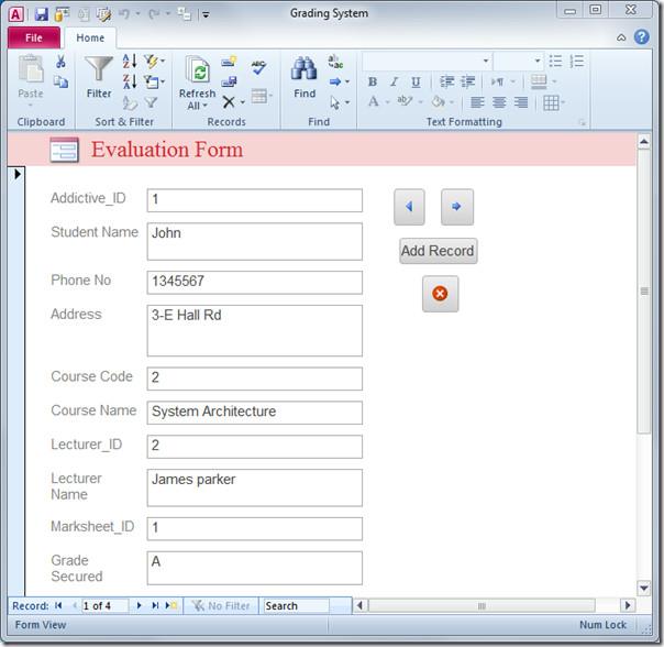 Créer un formulaire de demande de base de données dans Access 2010 Créer un formulaire de demande de base de données dans Access 2010