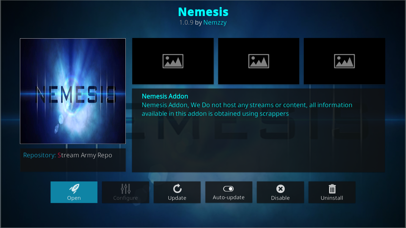 Дополнение Nemesis для Kodi — как установить Nemesis на Kodi