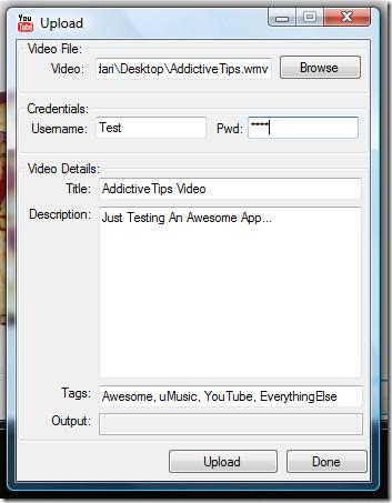 UMusic – Carica file musicali Mp3 su YouTube