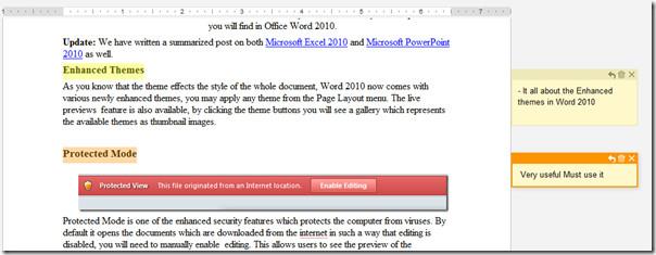 Regla de márgenes, manejo de imágenes y comentarios de Google Docs