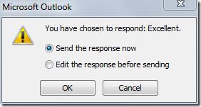 إرسال واستقبال نتائج الاستطلاعات في Outlook 2010