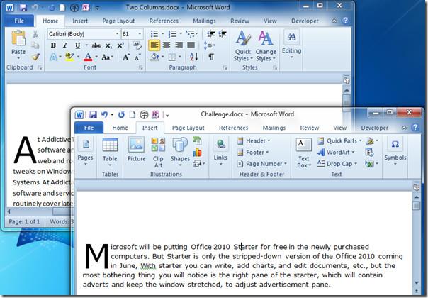 Mesclar vários documentos do Word 2010