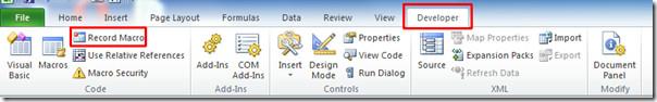 Excel 2010：透過按鈕使用巨集