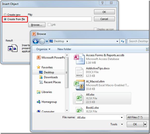 在 PowerPoint 2010 中嵌入 Excel 電子表格
