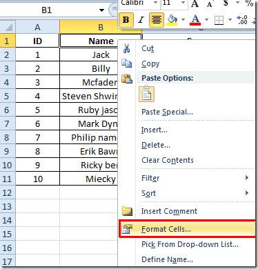 Excel 2010: Hücredeki Metnin Yönünü Değiştirme