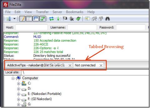 Connettiti a più server utilizzando FileZilla Connettiti a più server utilizzando FileZilla