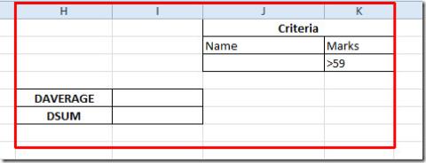 Excel 資料庫函數：DAVERAGE 與 DSUM