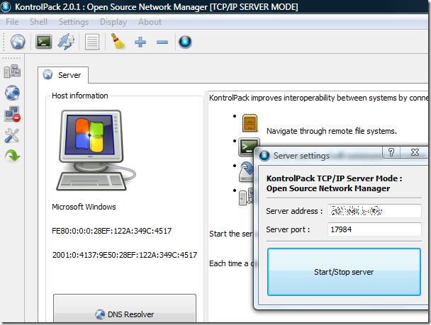 Verbind/bedien computers via een netwerk met KontrolPack