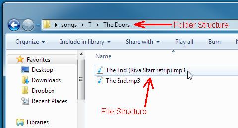 MP3 폴더 구조 생성기는 메타 태그를 사용하여 음악 트랙을 구성합니다.