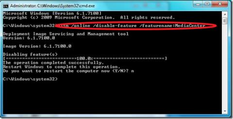 DISM — инструмент командной строки для управления функциями Windows 7