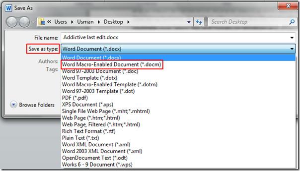 Lembrar e retornar à última linha editada no documento do Word