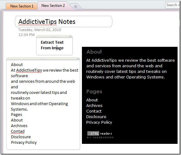 Office OneNote 2010：從圖像中擷取文字 [OCR]