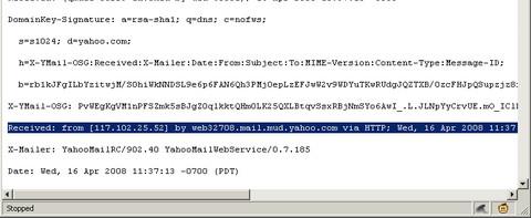 Comment trouver l'adresse IP de l'expéditeur dans Windows Live Mail, Gmail ou Yahoo! Mail