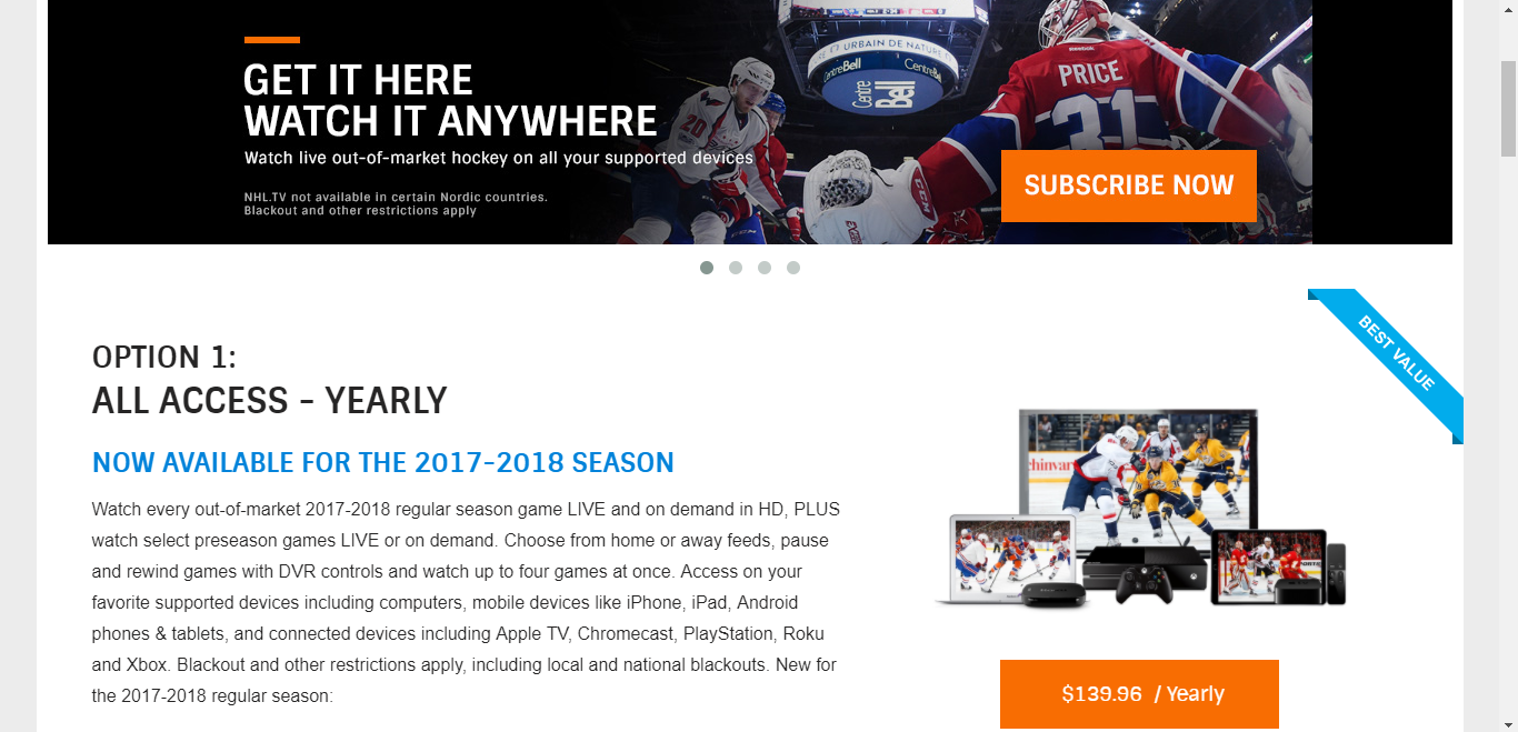 KodiでNHLを視聴 - KodiでNHL TVのライブストリーム