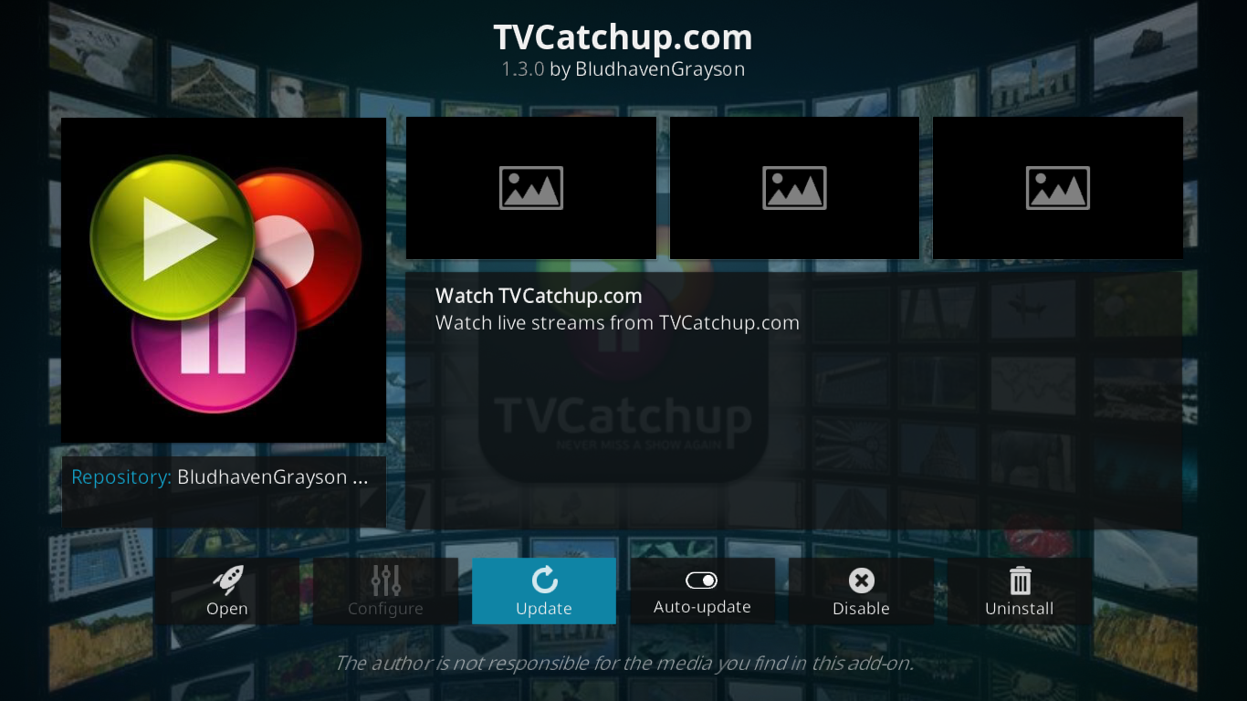 TVCatchup.com Componente aggiuntivo Kodi: guarda la TV britannica e tutti i principali canali del Regno Unito