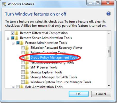 Windows 7にグループポリシー管理をインストールする方法