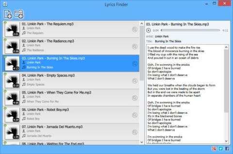 Lyrics Finder находит тексты песен и добавляет их в ваши MP3-файлы