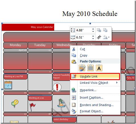 在 Word 2010 文件中嵌入 Visio 繪圖