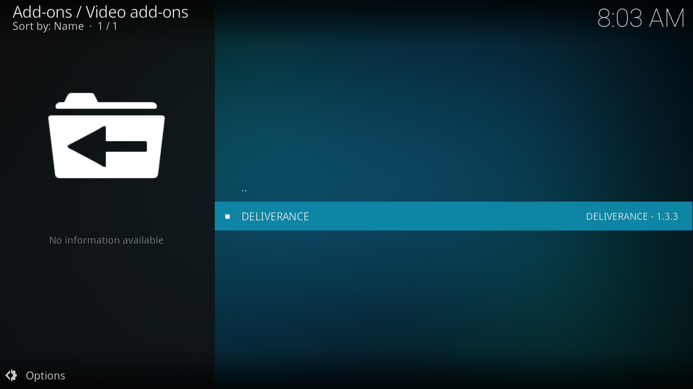 Add-on Deliverance para Kodi (alternativa ao Sports Devil) Add-on Deliverance para Kodi (alternativa ao Sports Devil)