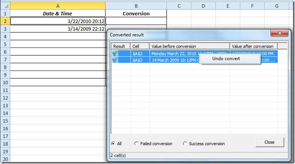 Convertitore di data e ora di Excel